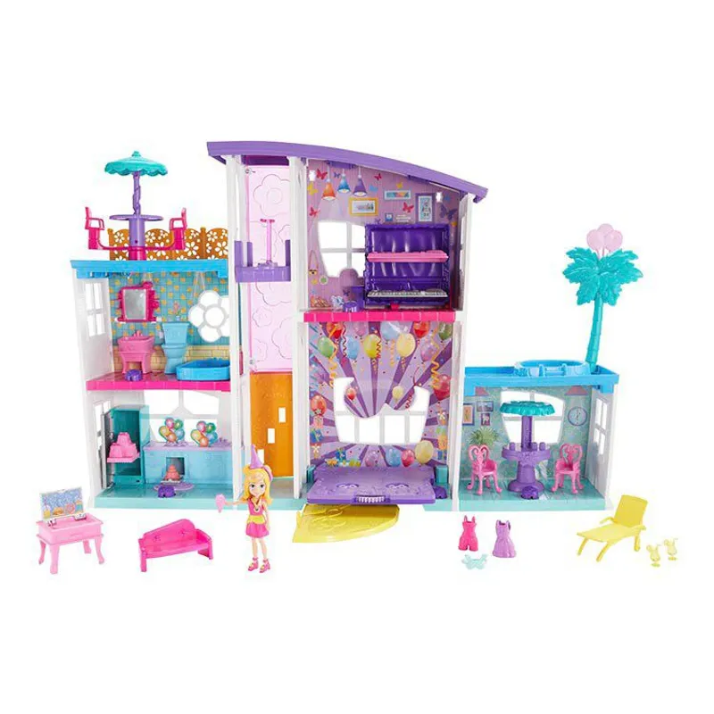MATTEL - POLLY POCKET - MEGA CASA DE SORPRESAS