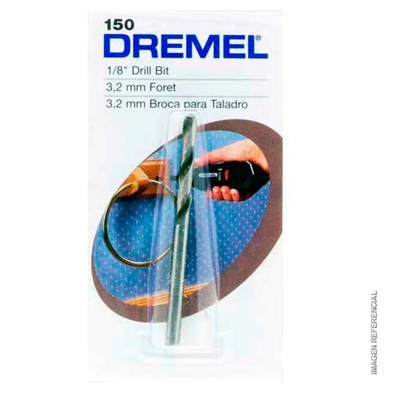 DREMEL - Dremel Broca  1/8"  De Acero Rápido Hss