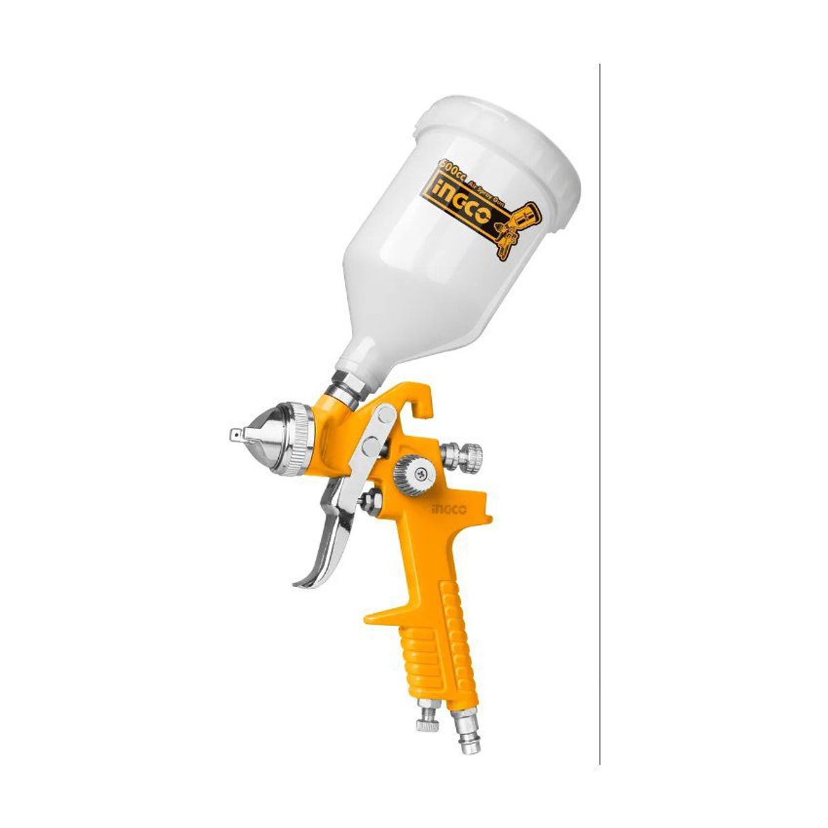 INGCO TOOLS - PISTOLA DE PINTAR GRAVEDAD 14MM CON VASO DE PLÃSTICO INGCO - ASG1061
