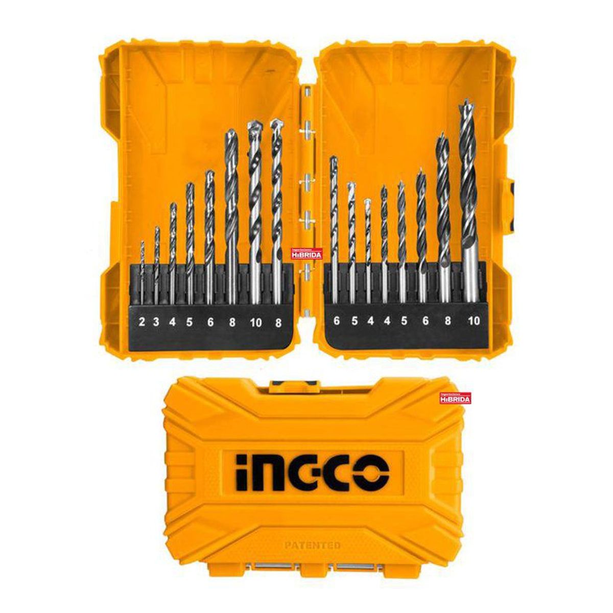 INGCO TOOLS - SET BROCAS PARA MADERA METAL Y CONCRETO INDUSTRIAL INGCO - AKDL11601