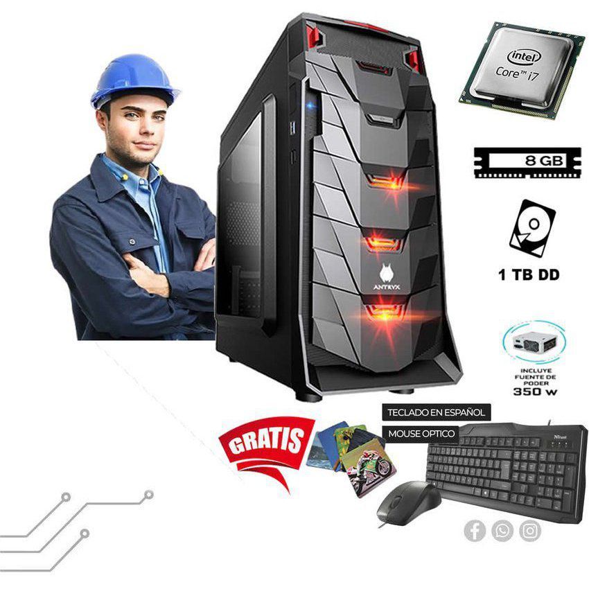 Pc computadora intel core i7 3.2 ghz ram 8gb disco 1tb