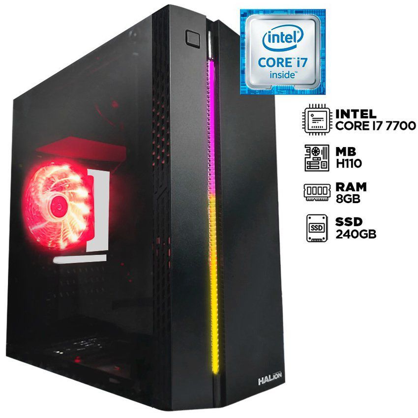 Cpu core i7 7700 ram 8gb ssd 240gb