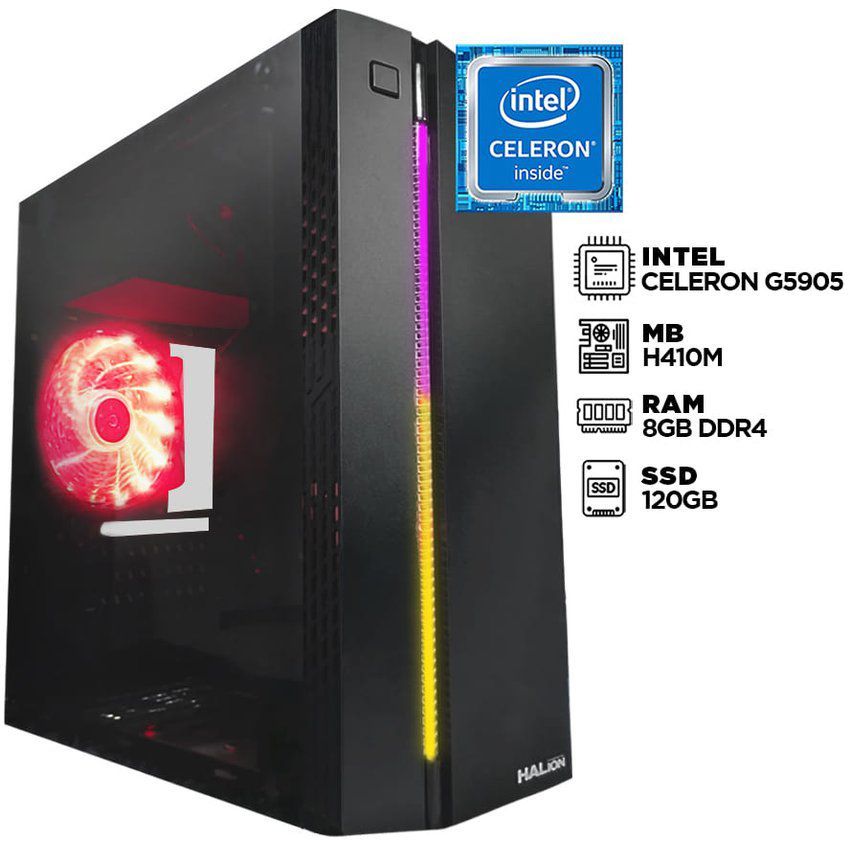 Cpu celeron g5905 ram 8gb ssd 120gb