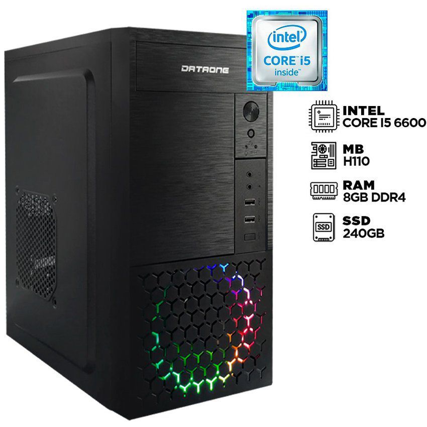Cpu core i5 6600 ram 8gb ssd 240gb
