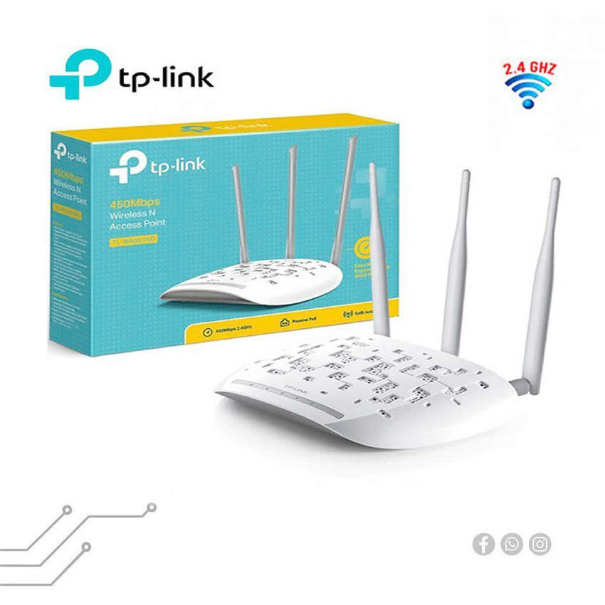 Tp-link -acces point tl-wa901nd 300mbps 3 antenas desmontables