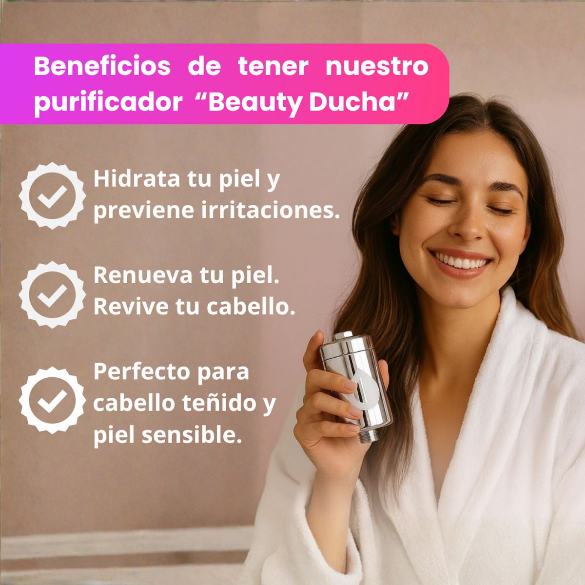 PURA - Filtro interno para Beauty Ducha