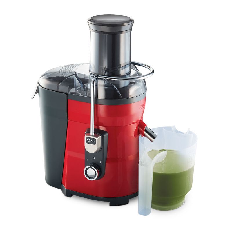 OSTER - Extractor de jugos Oster® rojo con capacidad de 1