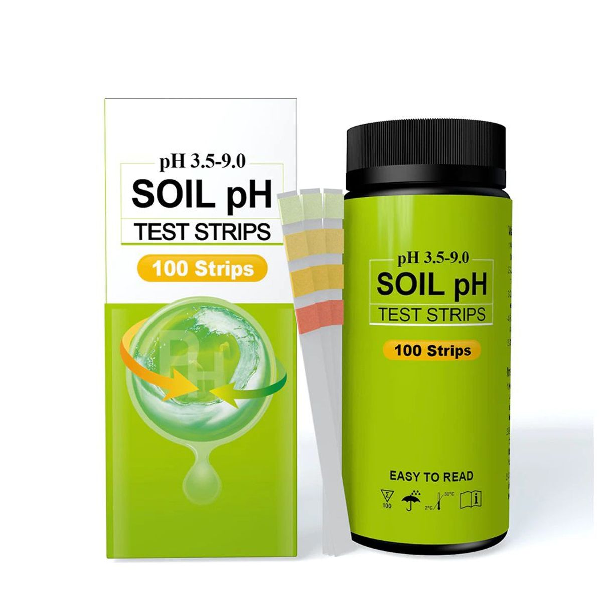 OEM - Papel Tornasol Tira De Prueba Para Medir Ph Del Suelo