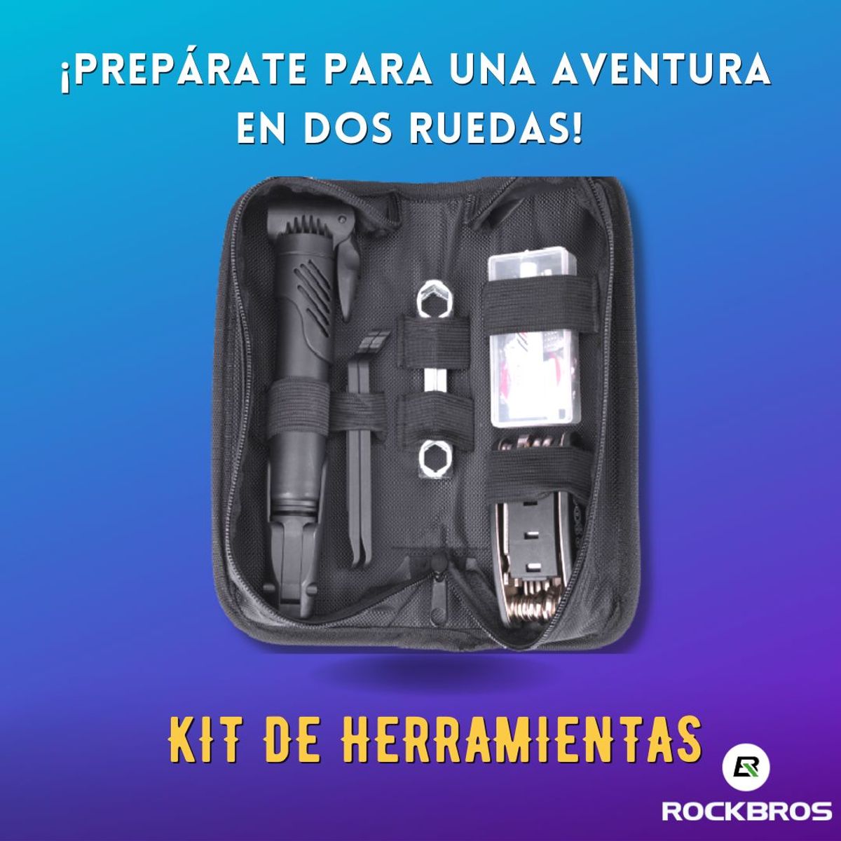 Kit de Herramientas ROCKBROS  para Bicicletas, marca Rockbros - Foto 2