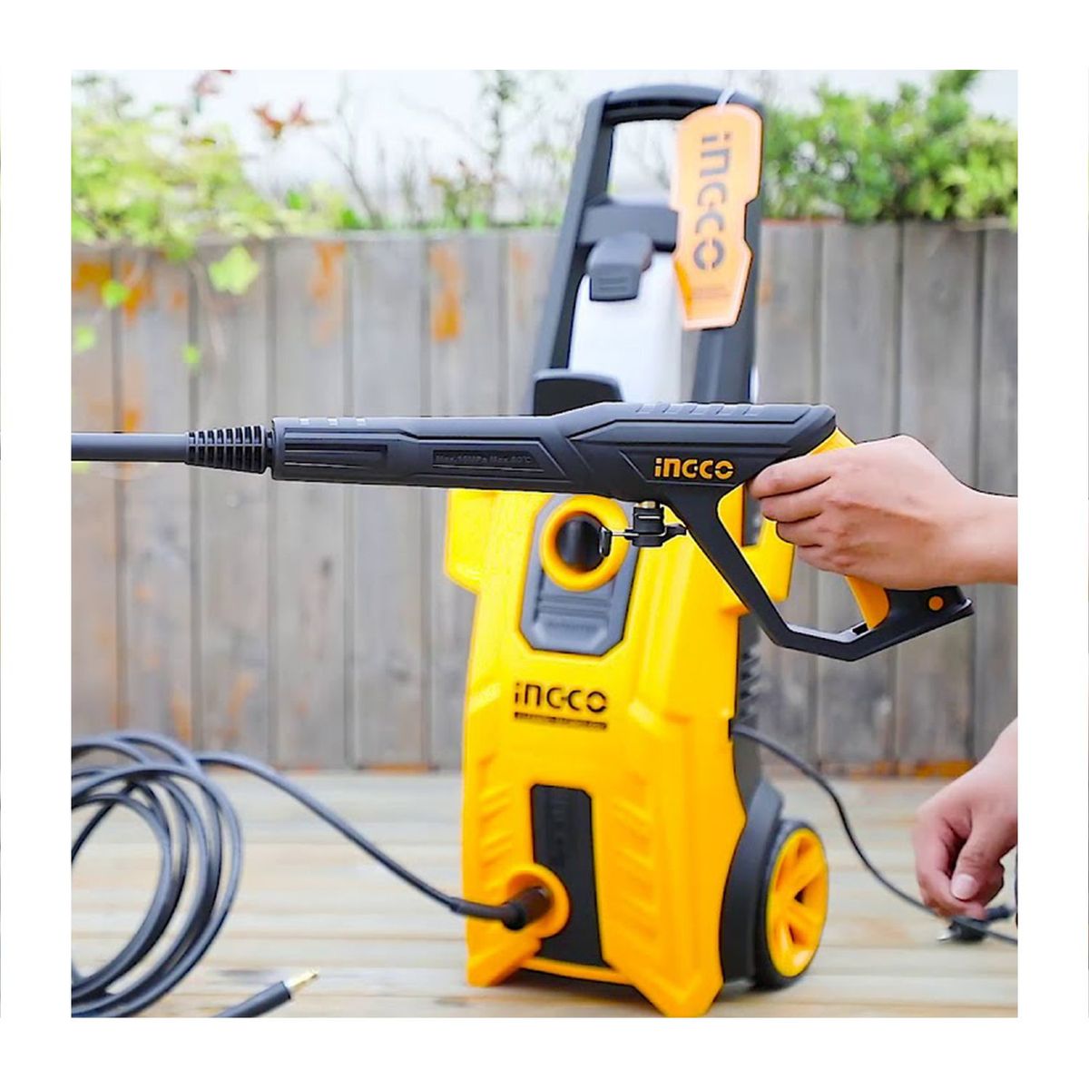 INGCO TOOLS - HIDROLAVADORA 1800W ELÉCRICA CARWASH INDUSTRIAL INGCO - HPWR18008