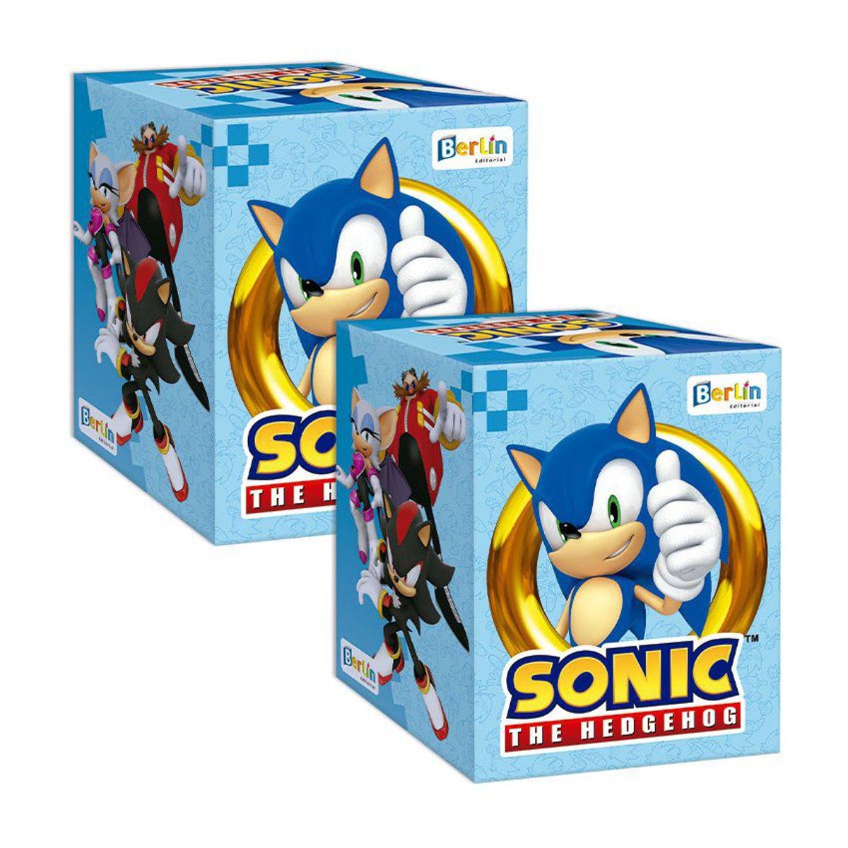 EDITORIAL BERLIN - Sonic The Hedgehog – 2 Cajitas (100 Sobres)