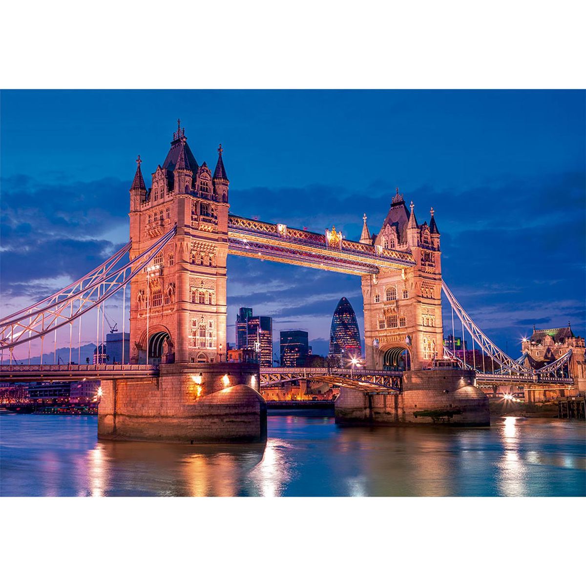 CLEMENTONI - ROMPECABEZAS X 1000 PIEZAS, TOWER BRIDGE