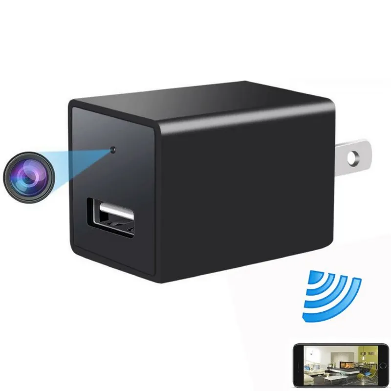 GENERICO - Camara Cargador Espia Wifi - Solumatica - FullHD Video en Vivo