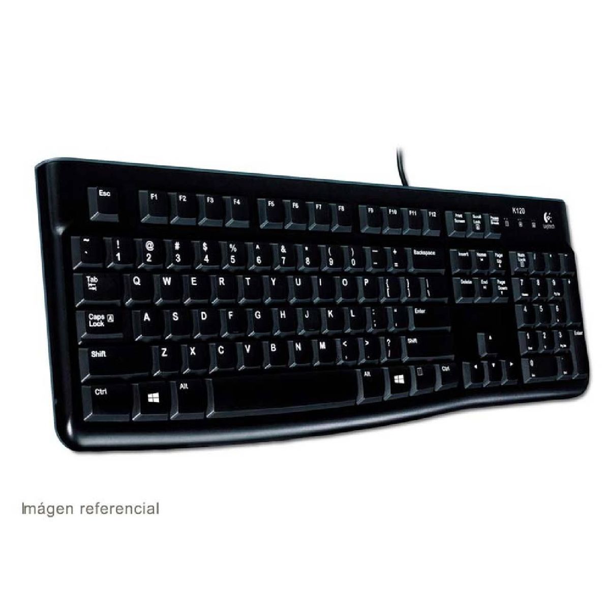 LOGITECH - Teclado Logitech K120 usb sp Black