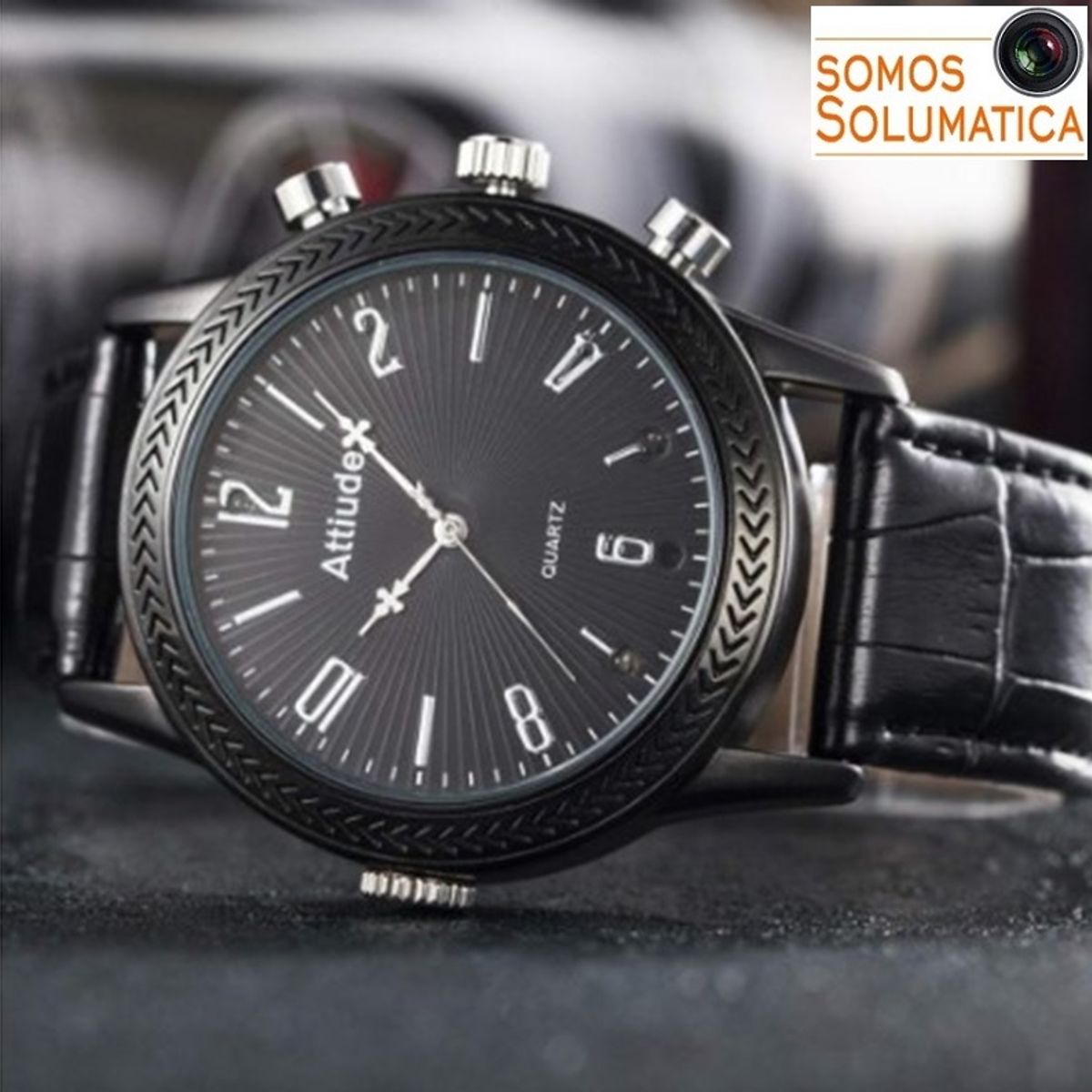 GENERICO - Camara Reloj Espia Full HD - Solumatica - Nocturna 32GB Memoria