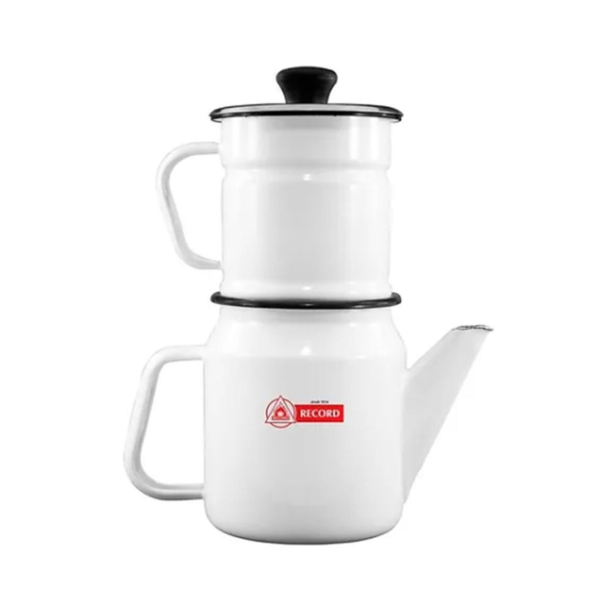 RECORD - Cafetera Gota a Gota Acero Vitrificado 2 Pzs - Record.