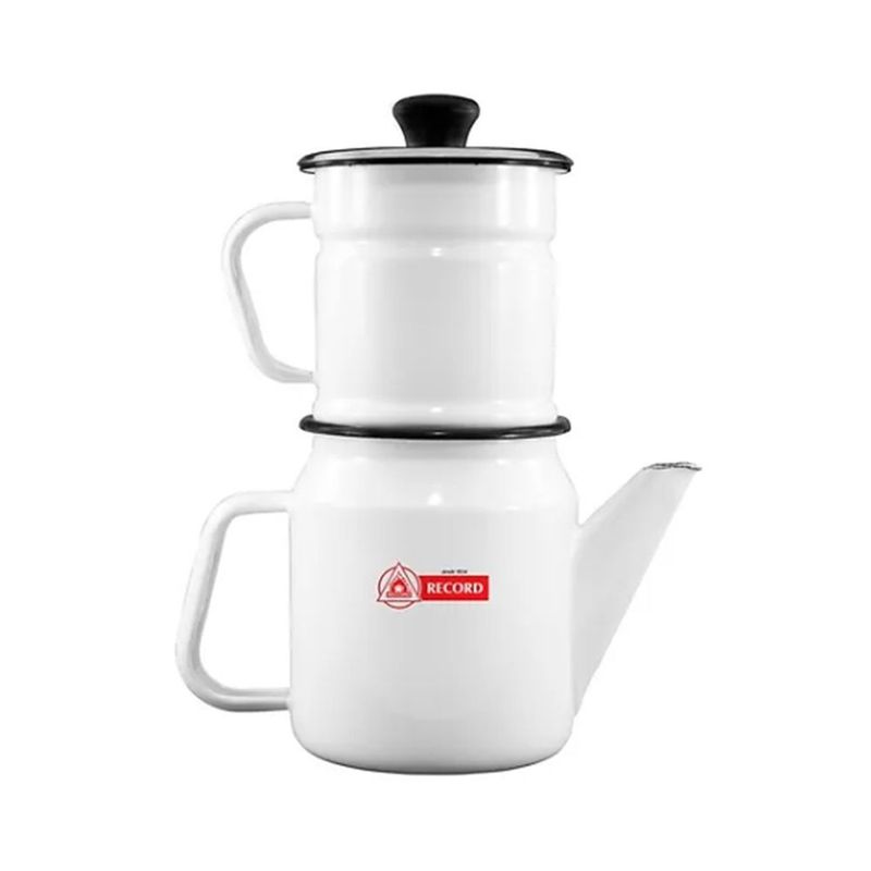 RECORD - Cafetera Gota a Gota Acero Vitrificado 2 Pzs - Record.