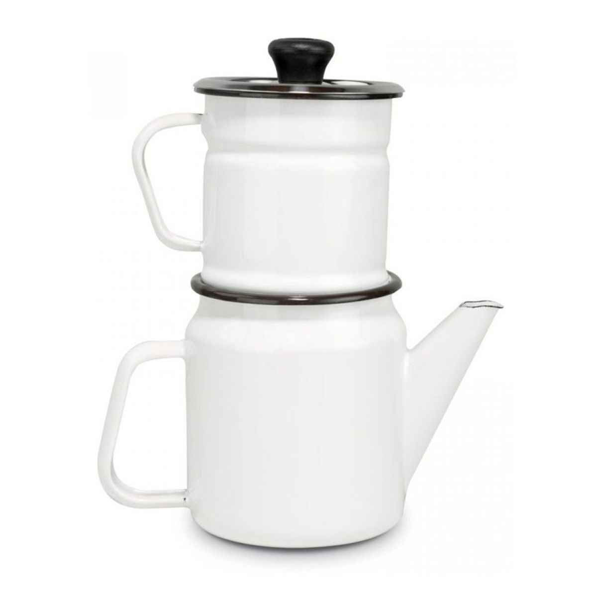 RECORD - Cafetera Gota a Gota Acero Vitrificado 2 Pzs - Record.