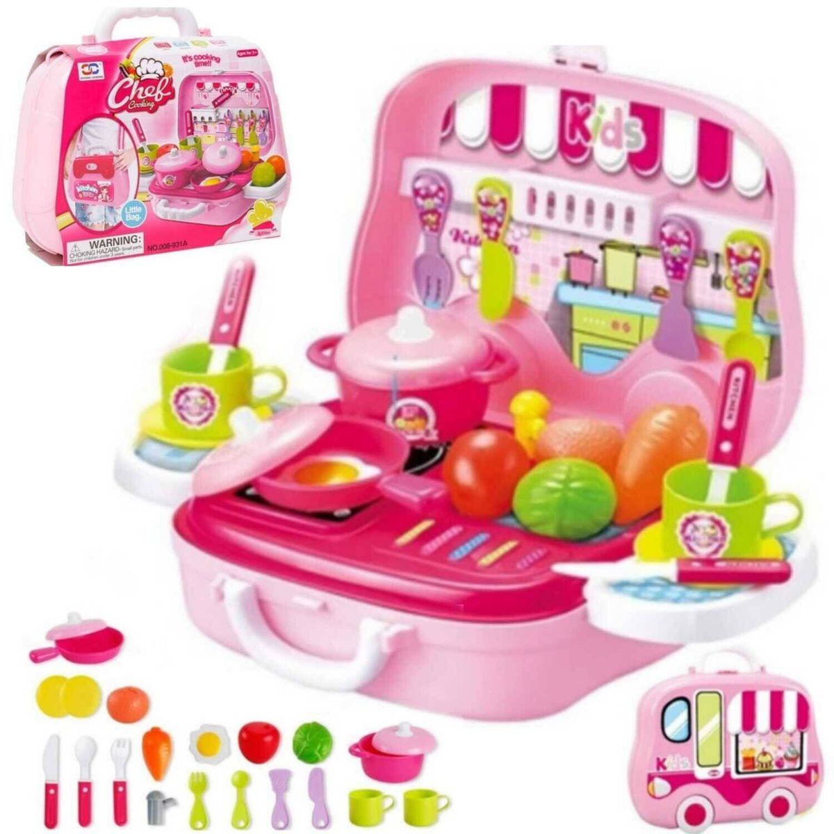 GENERICO - Cocina maletin para niña