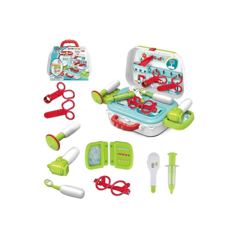 GENERICO - Set Doctor 2 en 1 Maleta Juguete Didáctico Niño Educativo