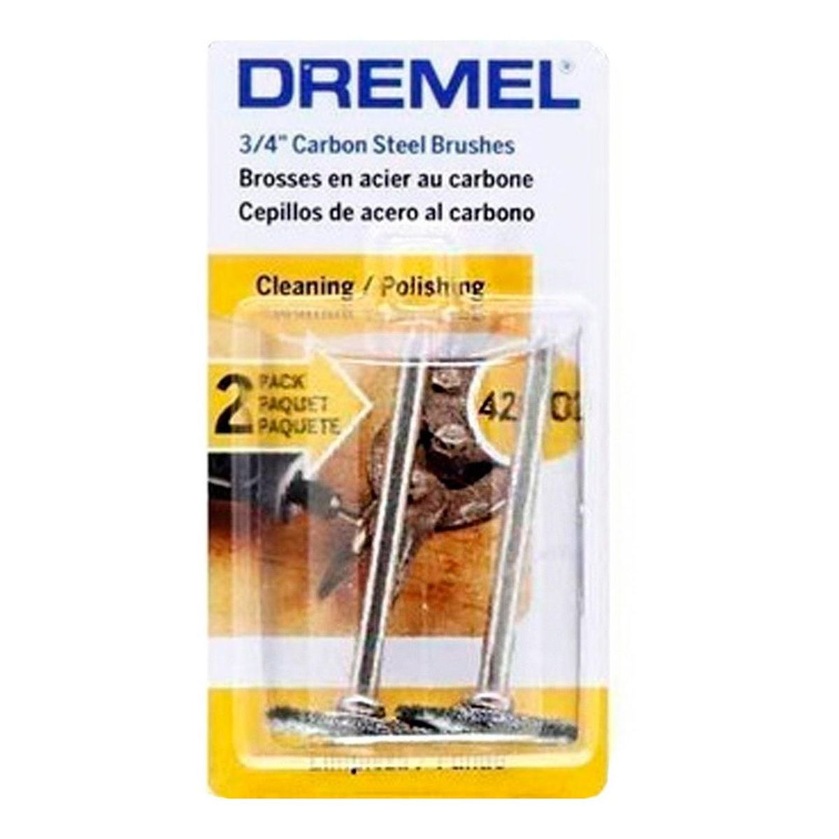 DREMEL - Cepillo de Acero al Carbón 3/4" Dremel 428
