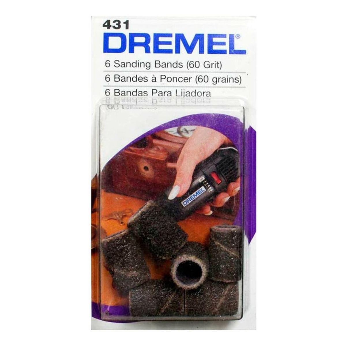 DREMEL - Banda de Lija 1/4" Grano 60 Dremel 431