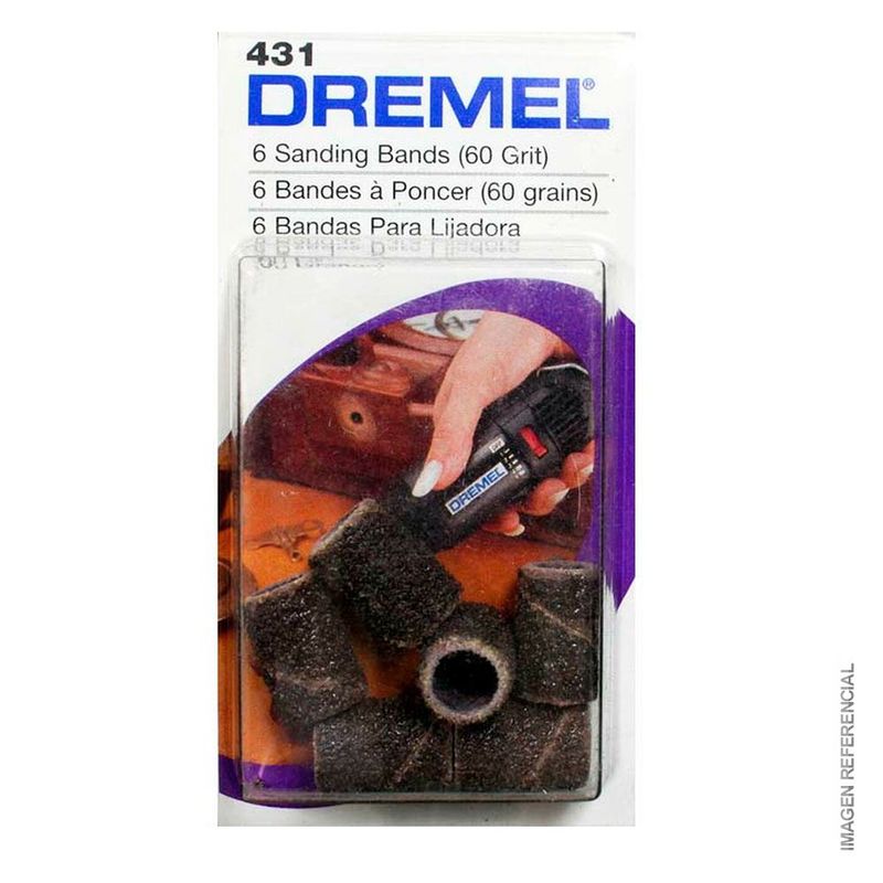 DREMEL - Dremel Banda De Lija 1/4" Grano 60