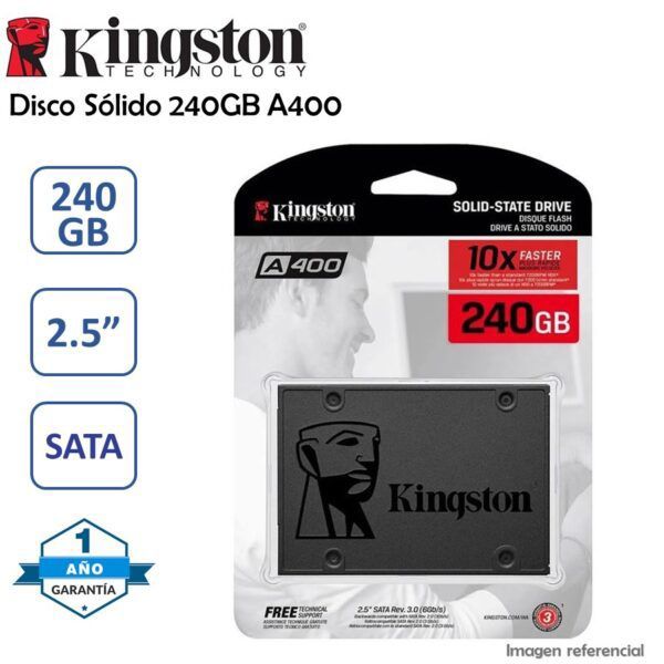 Disco solido ssd kingston A400 sata 240gb