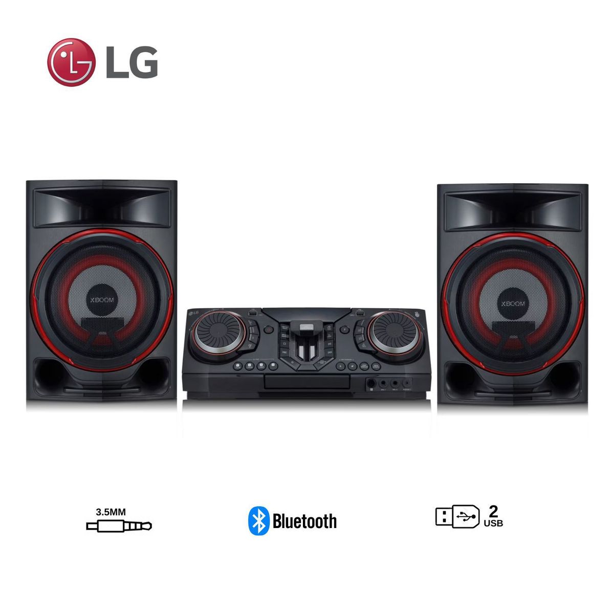 LG - Minicomponente LG XBOOM CL87 l 2350W l Bluetooth l Karaoke Star
