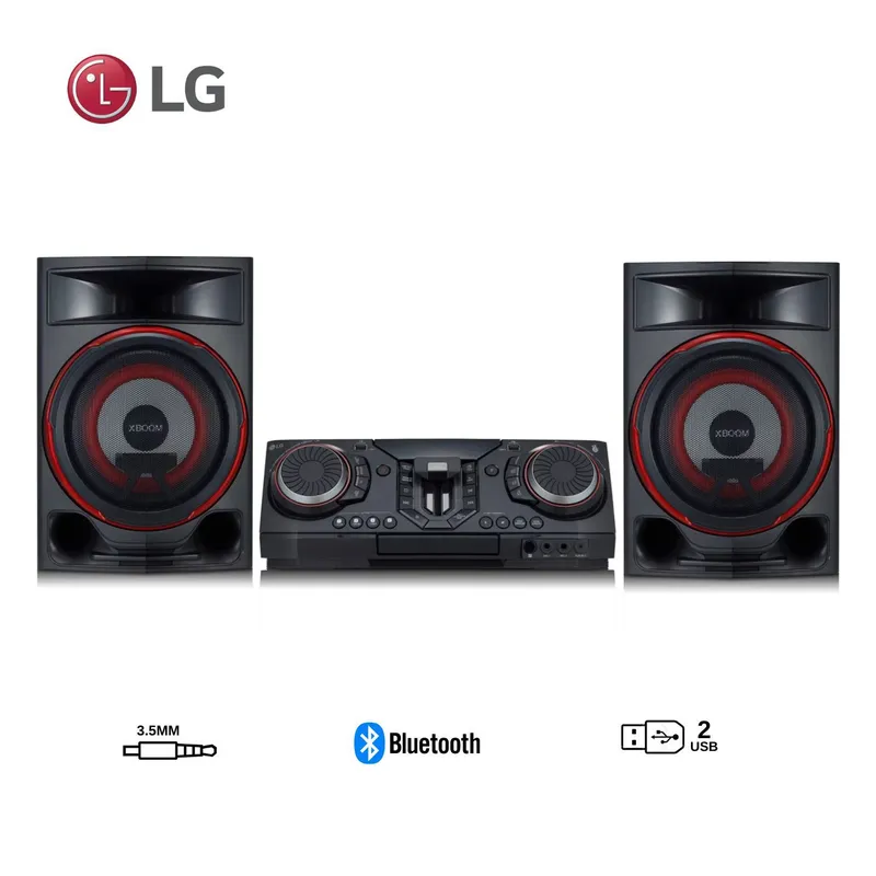 LG - Minicomponente LG XBOOM CL87 l 2350W l Bluetooth l Karaoke Star