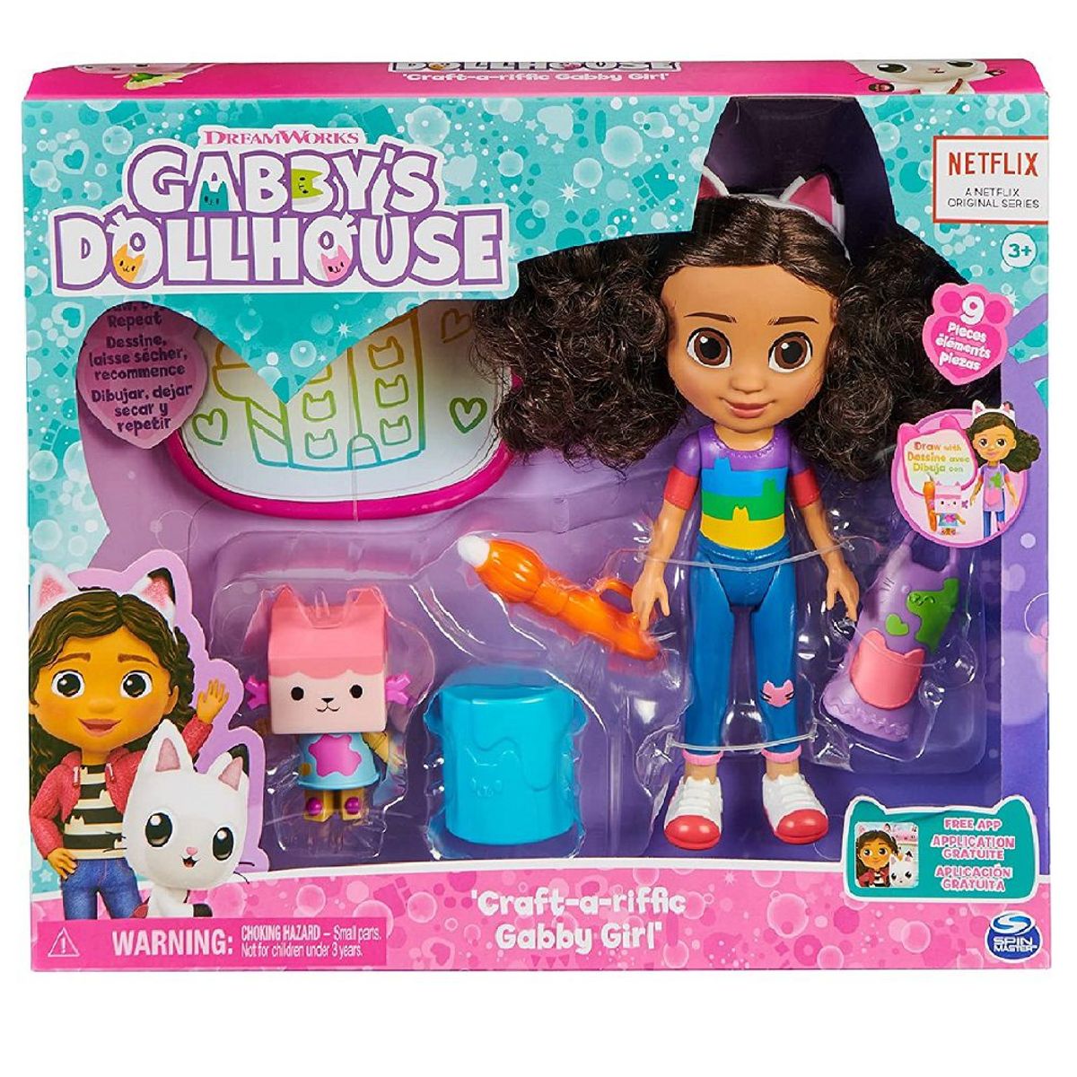 SPIN MASTER - Muñeca Gabby Dollhouse Deluxe Artista Clásico