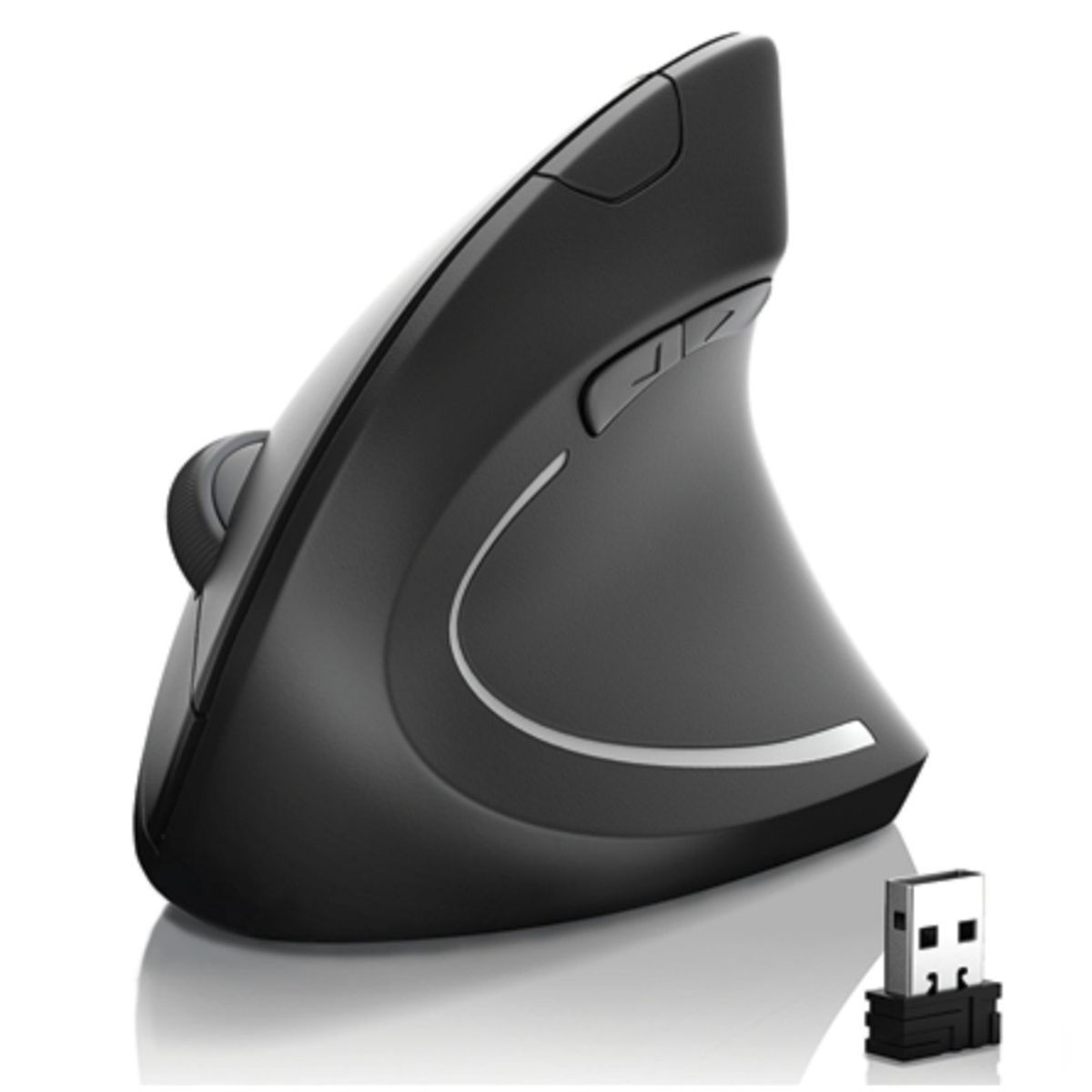 GENERICO - Mouse Vertical Inalambrico Ergonómico Usb Evita Túnel Carpiano