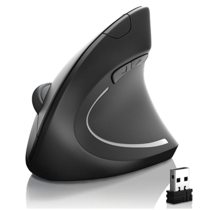 GENERICO - Mouse Vertical Inalambrico Ergonómico Usb Evita Túnel Carpiano