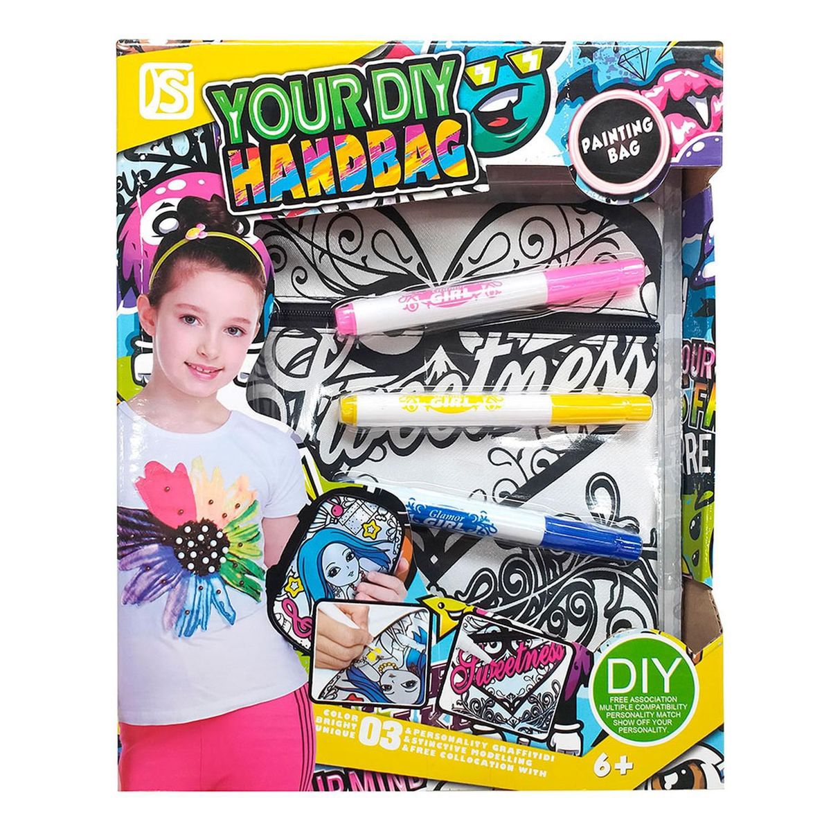 GENERICO - SET DE BOLSO PARA COLOREAR