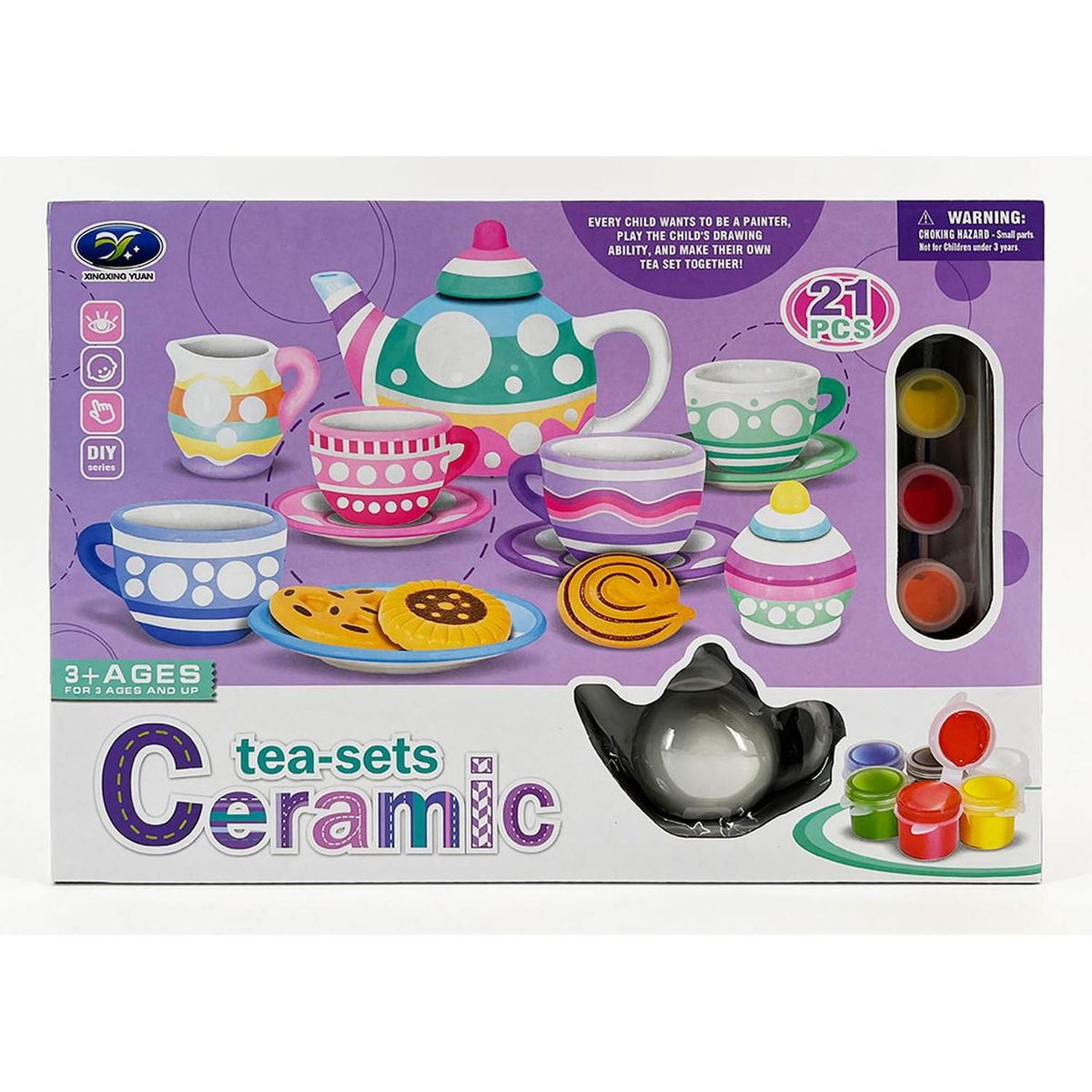 GENERICO - SET DE TE PORCELANA X 21 PZAS
