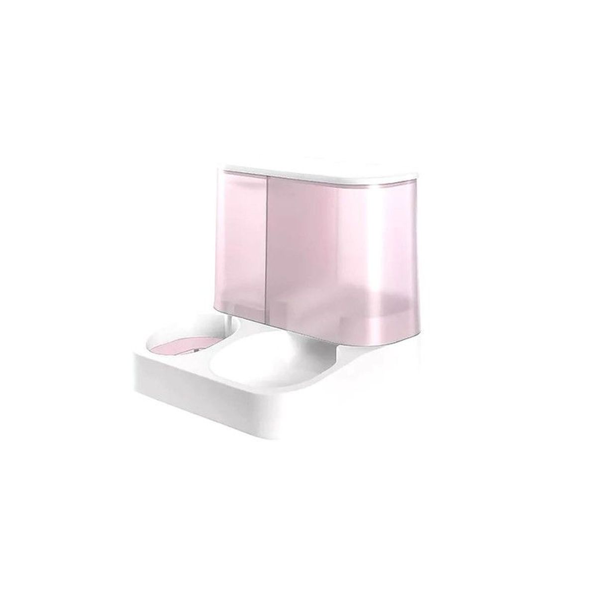 QUE PATAS PET SHOP - Alimentador Automático para agua y comida Rosado