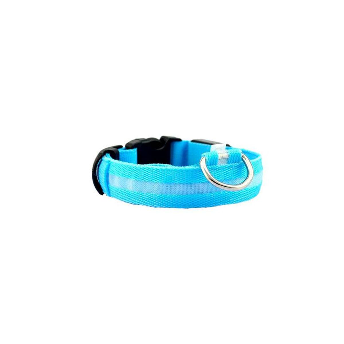 QUE PATAS PET SHOP - Collar Led para Mascota Celeste L