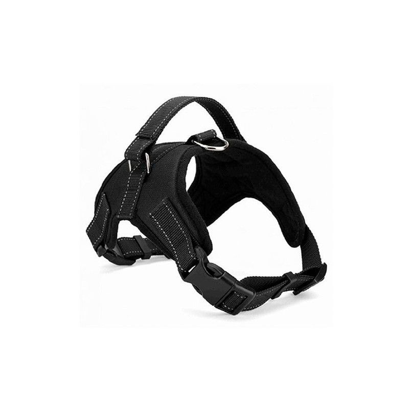QUE PATAS PET SHOP - Arnés para Perros Grandes Negro Talla M