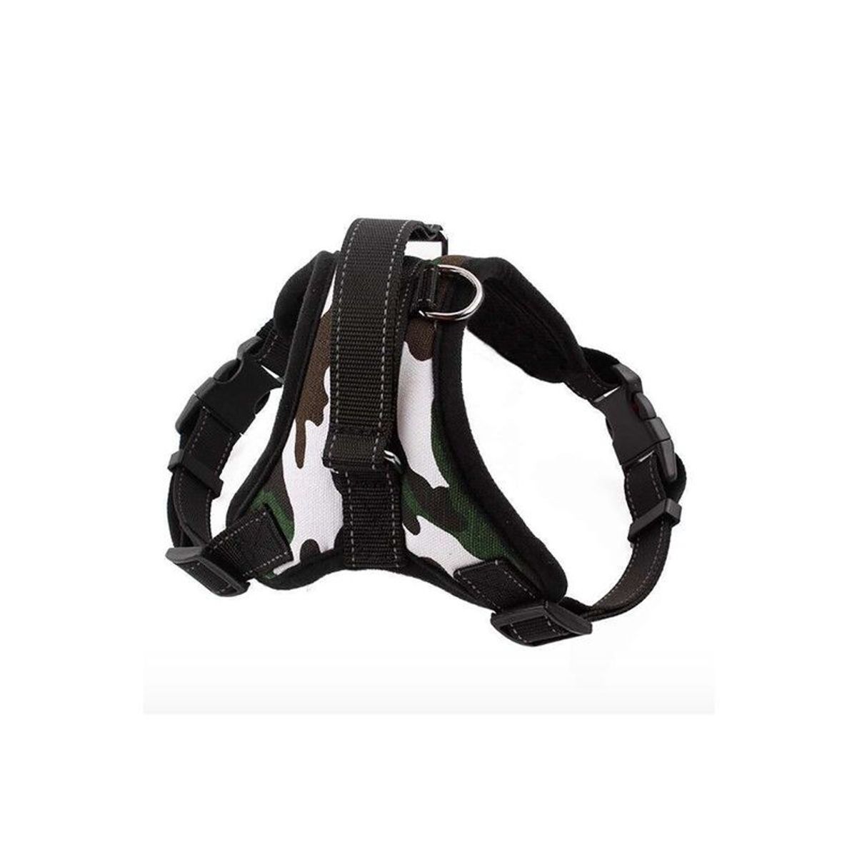 QUE PATAS PET SHOP - Arnés para Perros Grandes Resistente Camuflaje Talla L