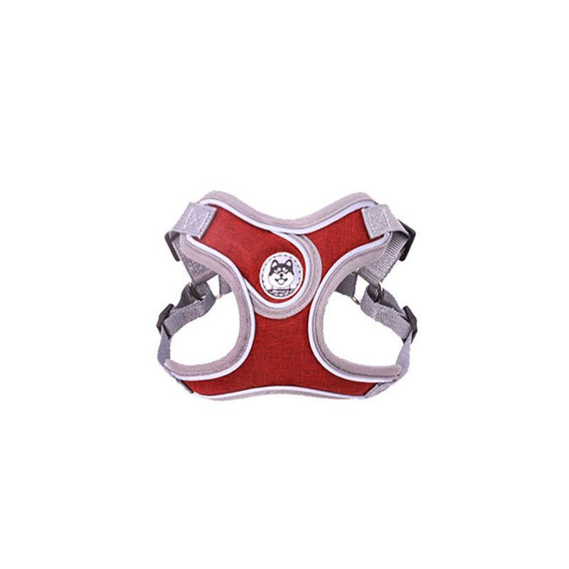 QUE PATAS PET SHOP - Pecheras con Correa Premium Rojo L