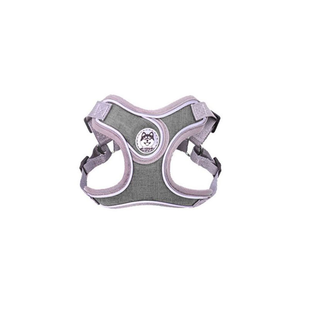 Pecheras con Correa Premium Gris XS, marca QUE PATAS PET SHOP - Foto Principal
