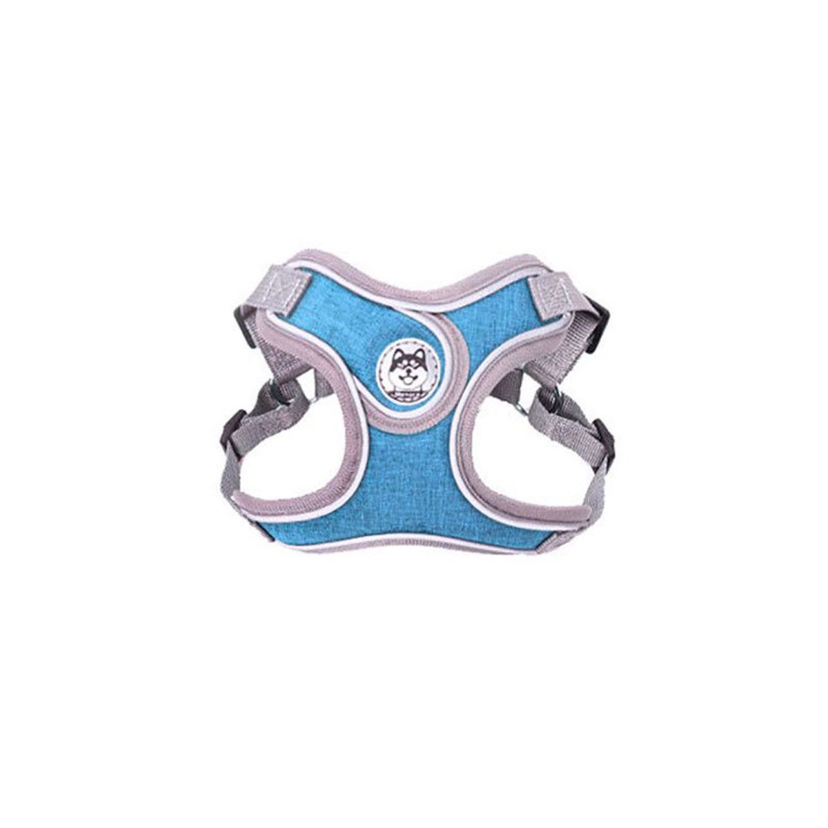 QUE PATAS PET SHOP - Pecheras con Correa Premium Azul L