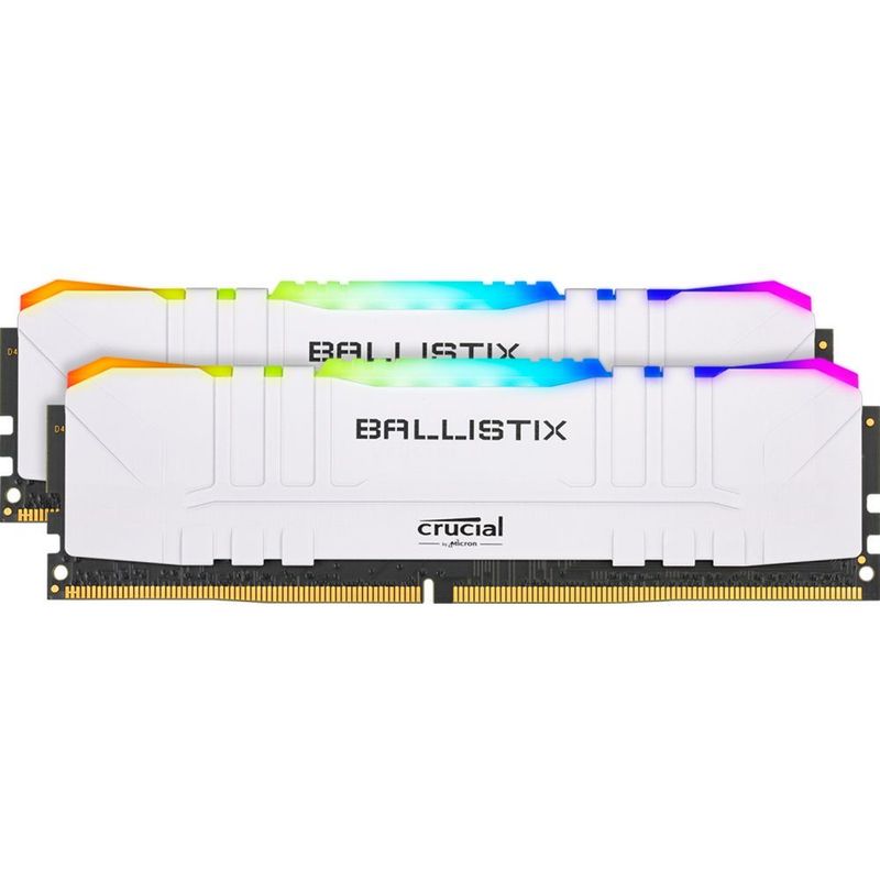 CRUCIAL - Memoria RAM Crucial Ballistix RGB 16GB 2x8GB DDR4 3200 BL2K8G32C16U4WL
