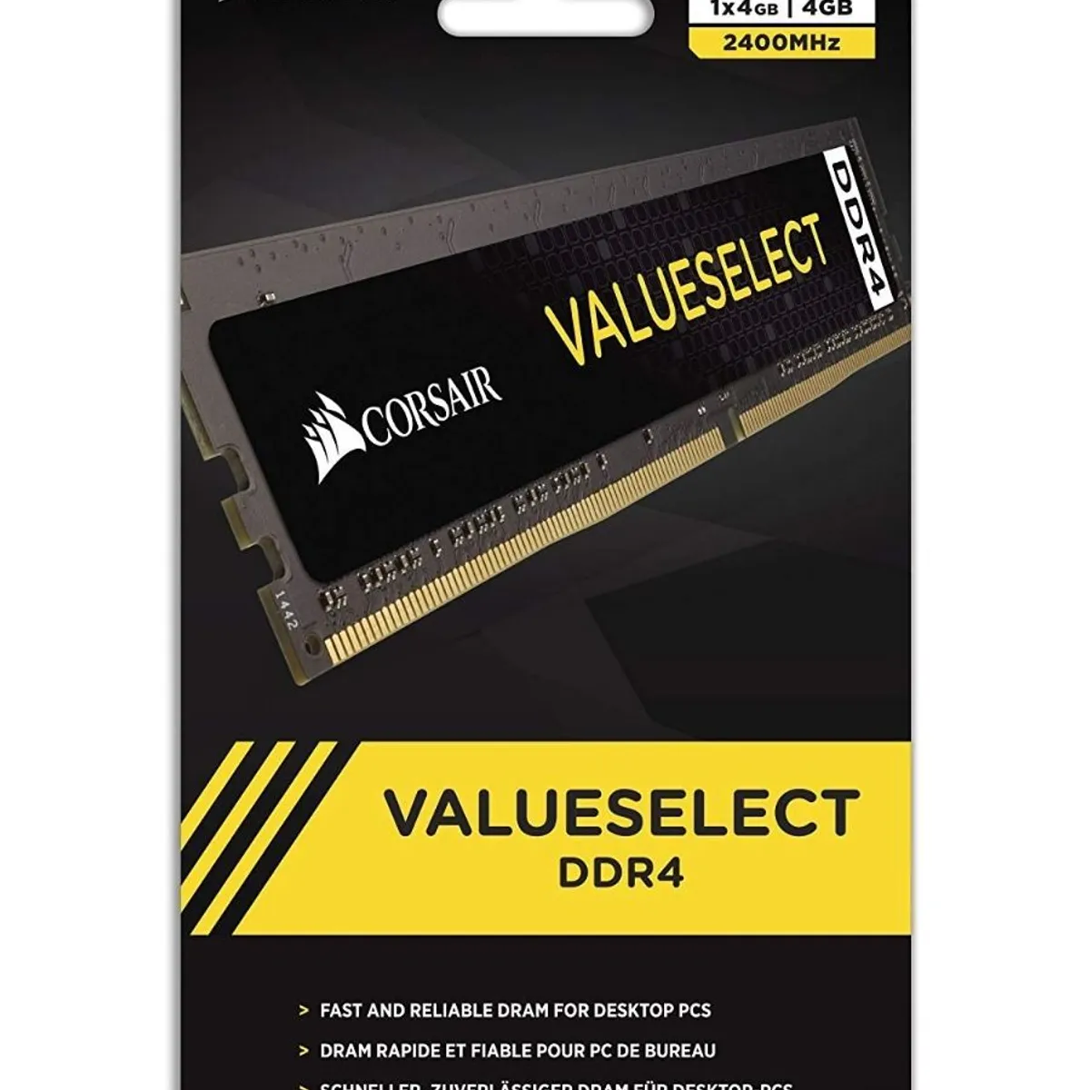CORSAIR - Memoria RAM Corsair Select DDR4 4GB 2666MHz C18 CMV4GX4M1A2666C18