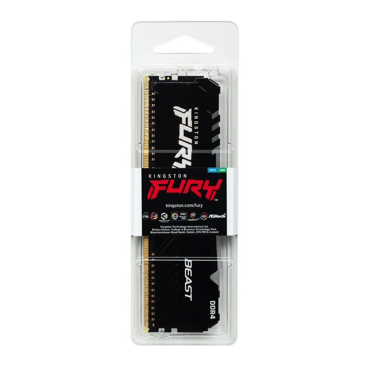 KINGSTON - Kingston Memoria Ram FURY Beast 16GB 3600MHz C18 DDR4 KF436C18BBA16