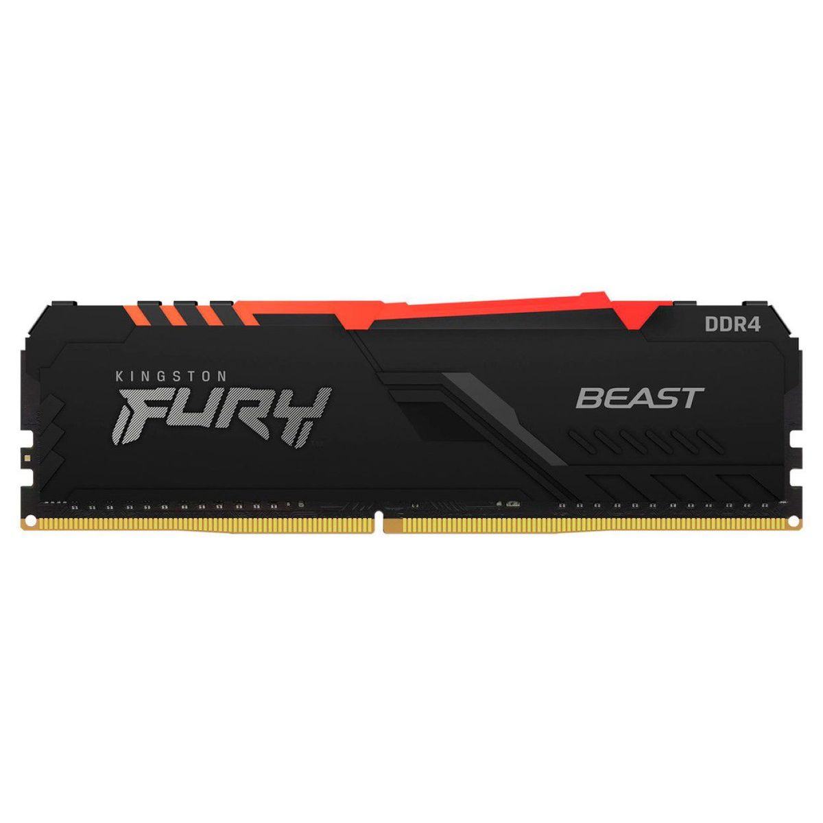 KINGSTON - Memoria RAM Kingston Fury 8GB RGB 3200 MHz C16 DIMM DDR4 KF432C16BBA/8