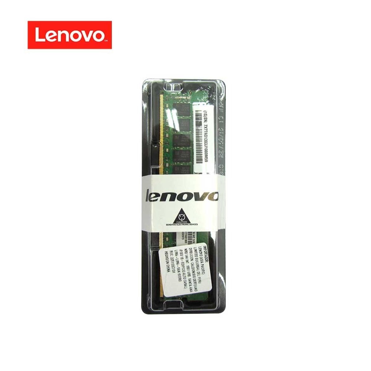LENOVO - Memoria RAM Lenovo Memoria 8GB TruDDR4 2666 MHz RDIMM 1.2v 7X77A01301