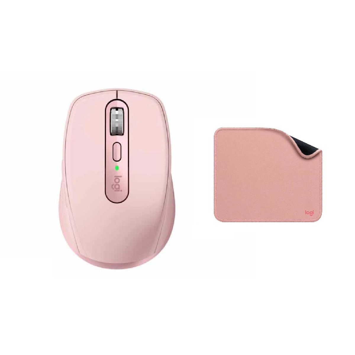 LOGITECH - Mouse Logitech MX Anywhere 3S Rose + Pad Mouse Antisalpicaduras