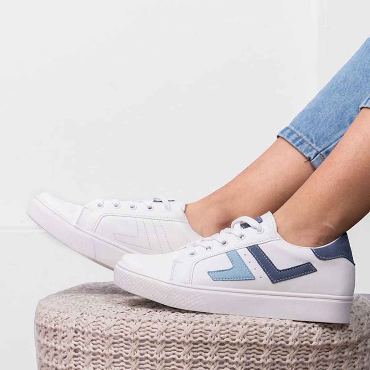 NEBULA - Zapatilla Veche - Celeste