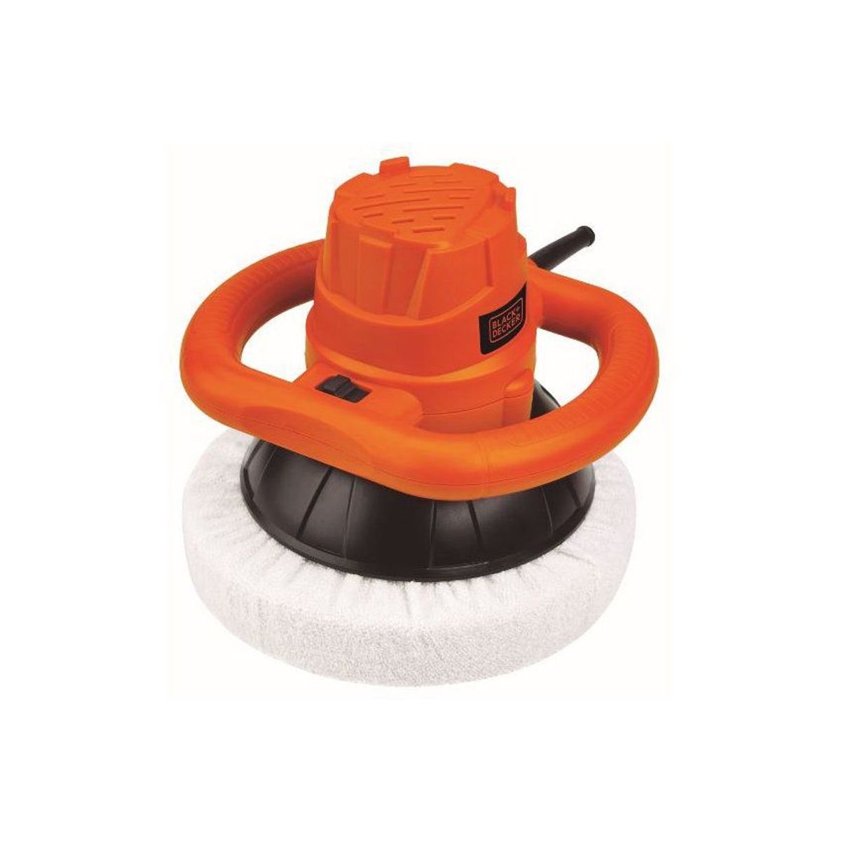 BLACK+DECKER - Pulidora Orbital de 10" 120 W + 3 Bonetes